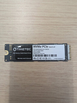 SSD pre MAC 256GB NVMe PCIe Gen3 x4 3D NAND