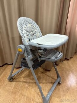 KINDERKRAFT SELECT Jedálenská stolička,Lastree Grey, Premium