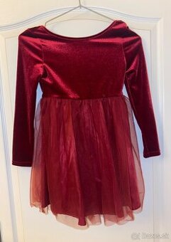 Shein bordove saty velkost 128