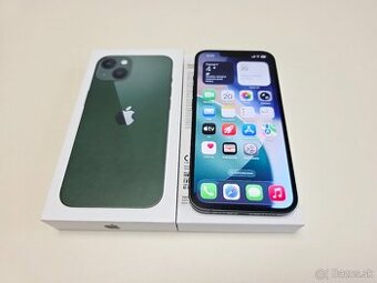 APPLE IPHONE 13 128GB GREEN,ZDRAVIE BATERKY 100%
