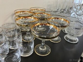 Starožitné poháre, kryštál