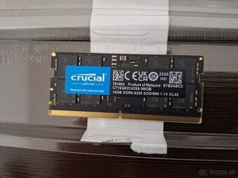 Crucial SO-DIMM 16 GB DDR5 5200 MHz CL42
