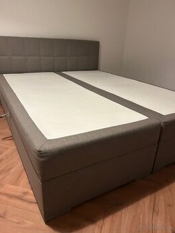 Predám manželskú posteľ 160x200 cm s úložným priestorom