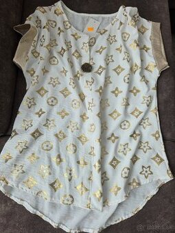 Tricko so zlatou potlacou M/L/XL