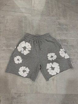 Denim Tears šedé kraťase