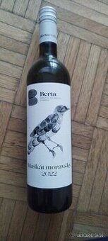 Víno Muškát moravský ročník 2022