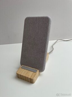 IKEA bezdrôtová bezdrôtová nabíjačka + drevený stojan