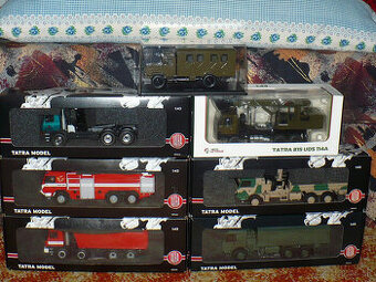 Sběratelské modely náklaďáků TATRA 1/43 - KADEN, SSM, PC -