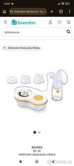 Odsávačka mlieka Beurer BY40