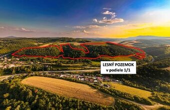 Rokycany – 250.000 m2 REKREAČNÝ POZEMOK v 1/1 pri Prešove