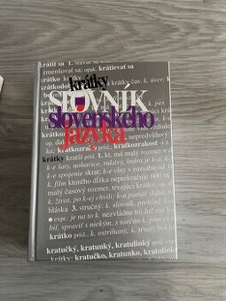 Kratky slovník slovenského jazyka
