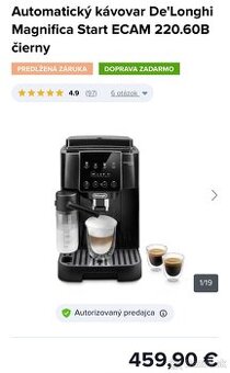 Delonghi Magnifica Start Ecam