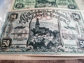 zbierka bankoviek po 1.svet.vojne