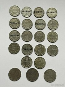 Strieborne mince Ruskej ríše - 20 a 25 Kopejky - 1