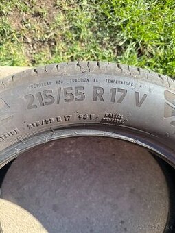 Predám Continetal EcoContact 6 215/55 R17 V
