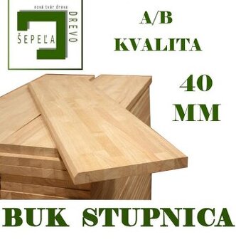 Stupnice na Schody Drevene - BUK priebežka a BUK cink