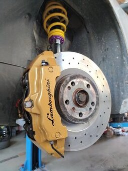 6- piesty BREMBO Porsche 350mm