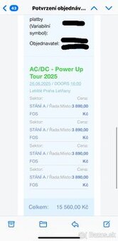 AC/DC vstupenky
