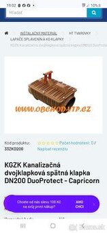 Spätná klapka - 1
