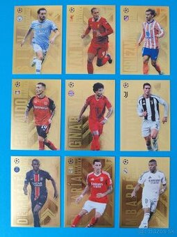 Kartičky Gold edge Topps match attax extr 2024/25 mbappé set