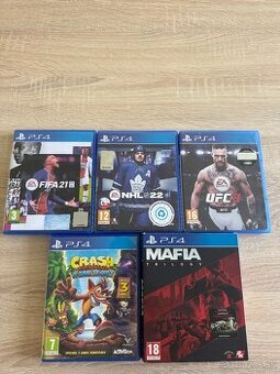 Predám použité hry na PS4