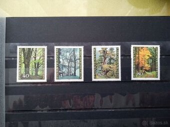 Poštové známky č.280 - Lichtenštajnsko - stromy komplet
