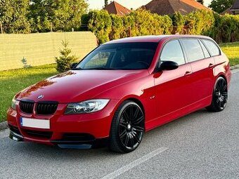 BMW 320d M47 E91 JAPANROT / SPIDER / NAVI / PDC - 1