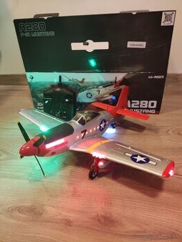 RC Lietadlo XK A280 P-51 Mustang 3D/6D