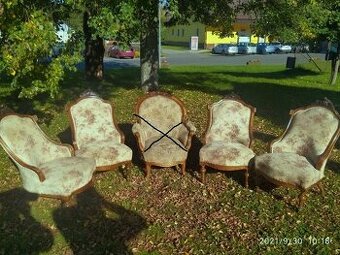 Starožitné křesla 4kusy-330,-eur