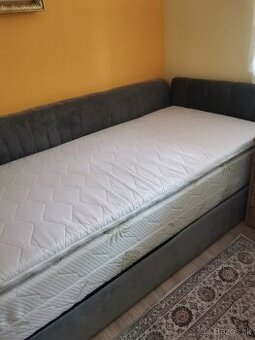 Pamätový vrchný matrac 90 x 200 x 6 cm