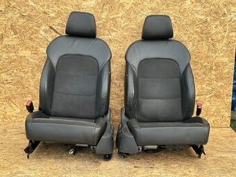 Kompletné sedačky Škoda Superb 2 koža/alcantara