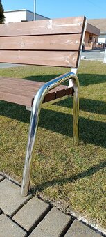 Nerezová lavička