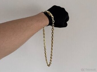 Zlata retiazka anker pilka 14k 585/1000 215g