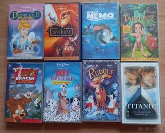 Predám staršie kazety s rozprávkami a Titanic