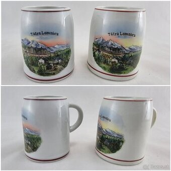 Starožitné hrnčeky -výška 6 cm po 5 eur za kus