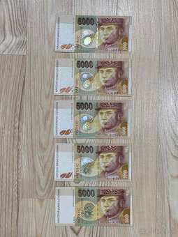 Slovenské bankovky 5000 SK