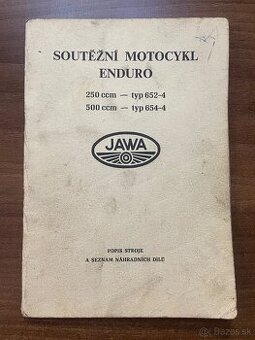 Katalog Soutezni motocykl Enduro 250 500 typ 652 654