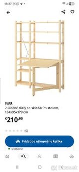 Polica so stolom Ivar