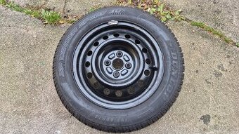 Plechový disk 4x100 r15 z pneumatíkou 195/60r15,  Toyota