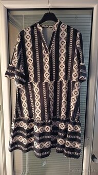 Dámske šaty čierne nové cappuccino XL