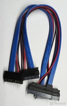 Redukcia SATA 22pin - SATA 13pin káblová