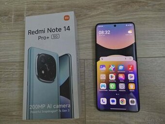 Xiaomi Redmi Note 14 Pro+ 12GB/512GB,cierny, top stav,zaruka