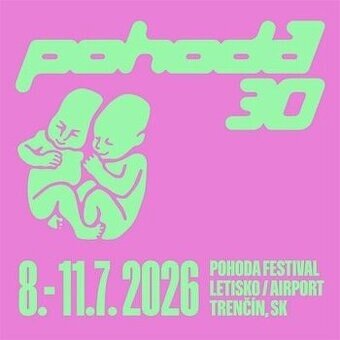 2 lístky Pohoda 9-11.júl 2026