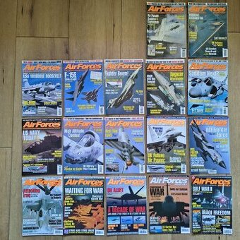 Airforces Monthly časopisy November 2001 - Máj 2003