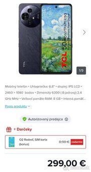 TCL 50 Pro NXTPAPER 5G + Flip puzdro + T-pen