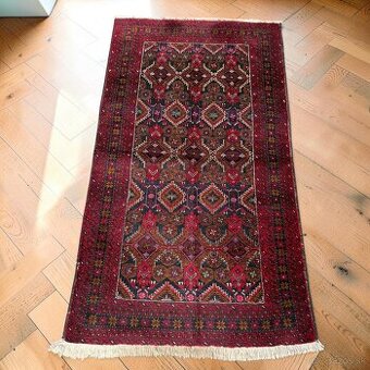 Starožitný ručne viazaný orientálny koberec Baluch,183x100