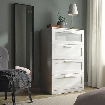 Ikea - BRIMNES Komoda so 4 zásuvkami - Nová