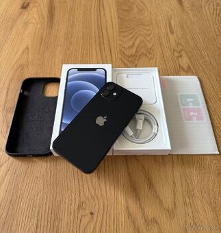 iPhone 12 64 gb Black - komplet príslušenstvo, záruka