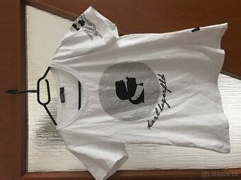NOVÉ KARL LAGERFELD gliter damske tricko L