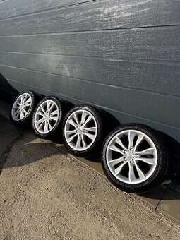 225/45 R17 5x112 Originál Audi + Letné pneu Continental